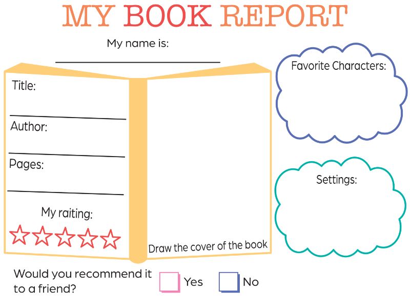 All About Book Coloring Page