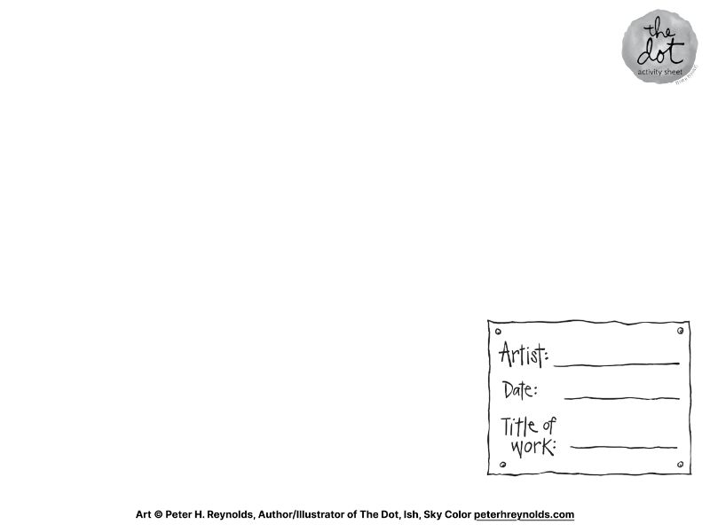 Signed Art Coloring Page