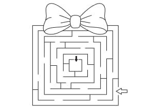 Wintermaze Coloring Page